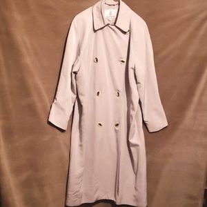 LONDON FOG BEIGE TRENCH COAT Sz 14 REG.